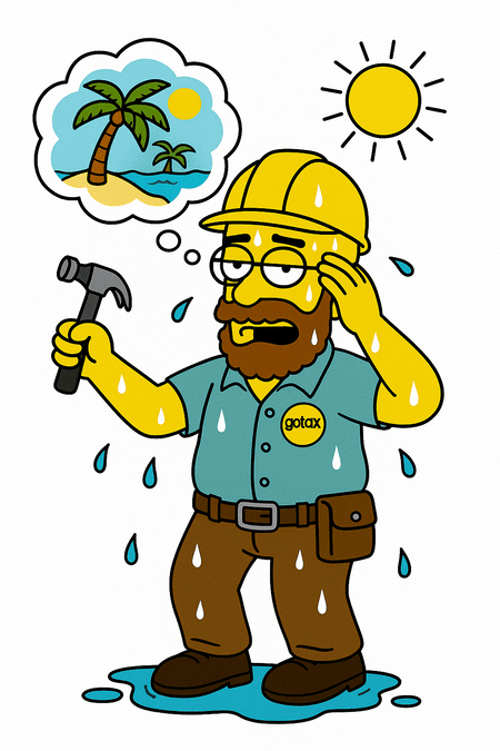 Contractor ABN doing his tax